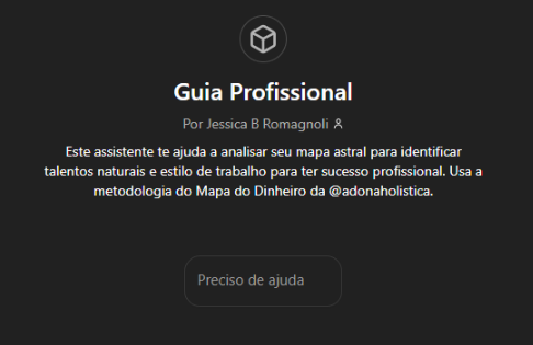 Assistente Guia Profissional