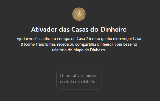Assistente Ativador das Casas do Dinheiro